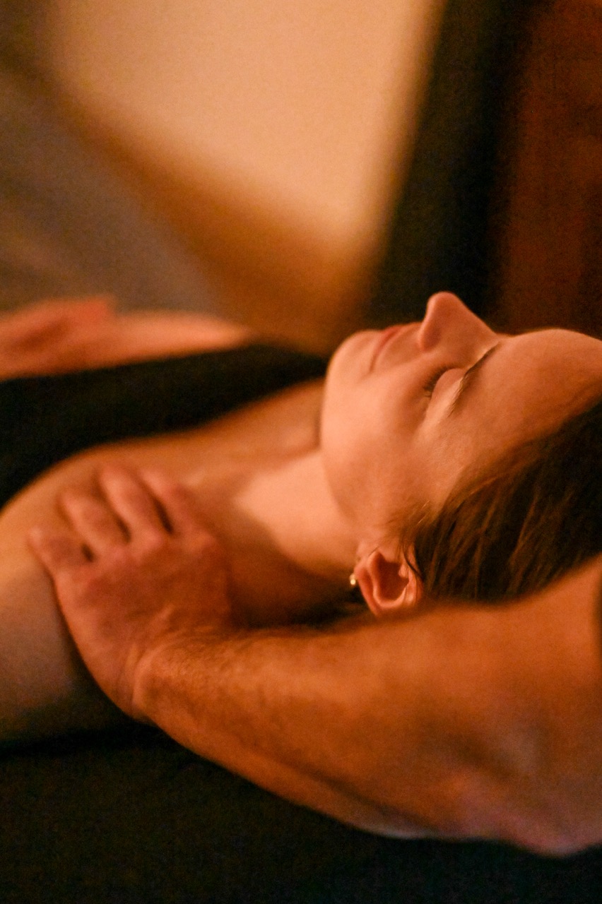 Deep tissue massage session